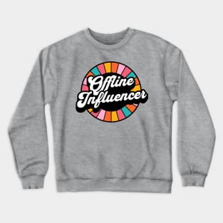 Offline Influencer Bright Colors Crewneck Sweatshirt